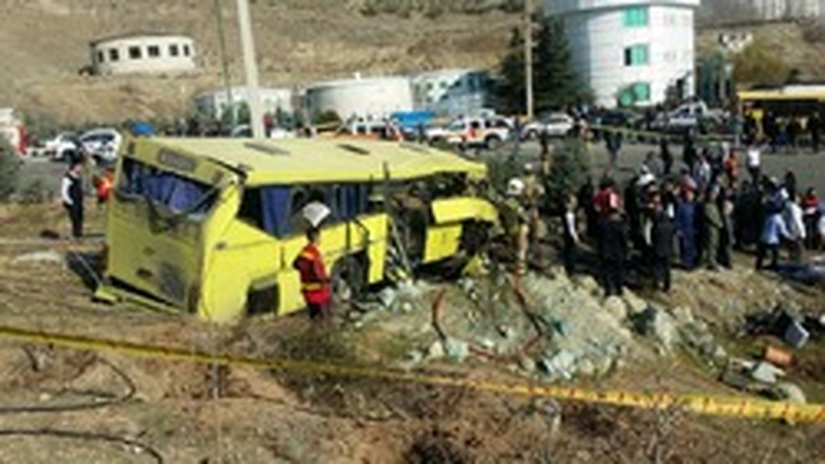 جزئیات جدید از حادثه مرگبار واژگونی اتوبوس دانشجویان