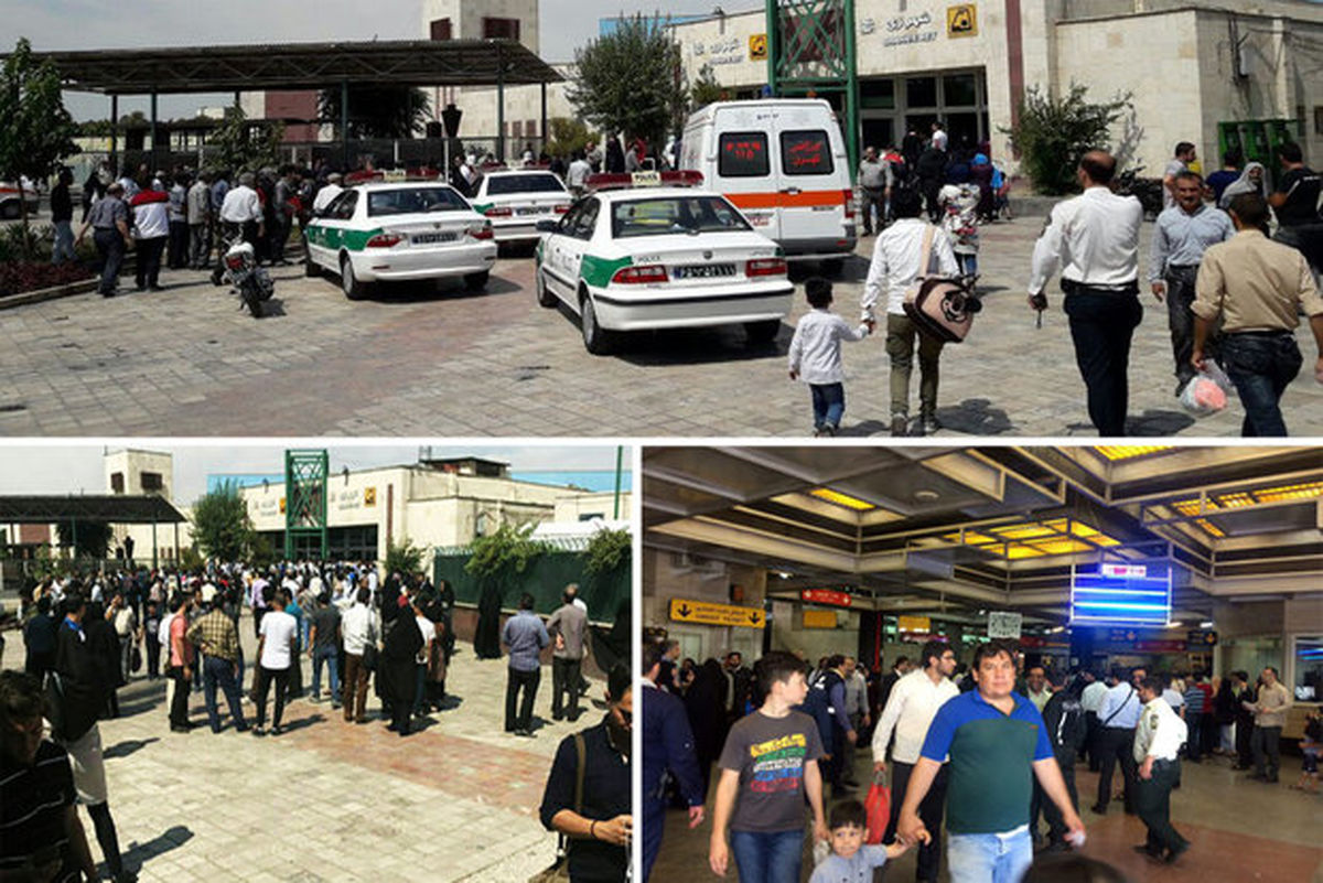 دلیل تیراندازی در مترو شهرری چه بود؟