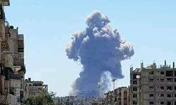 انفجار شدید در نزدیکی یک پایگاه نظامی در دمشق