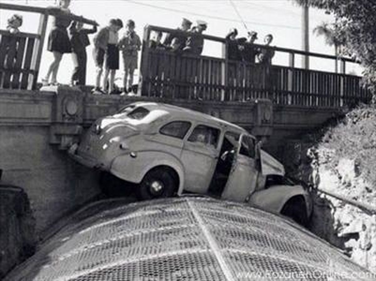 عکس/اولین تصادف در ایران