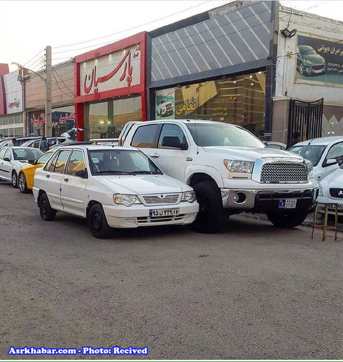 عکس: فرق پرايد با شاسی بلند ژاپنی