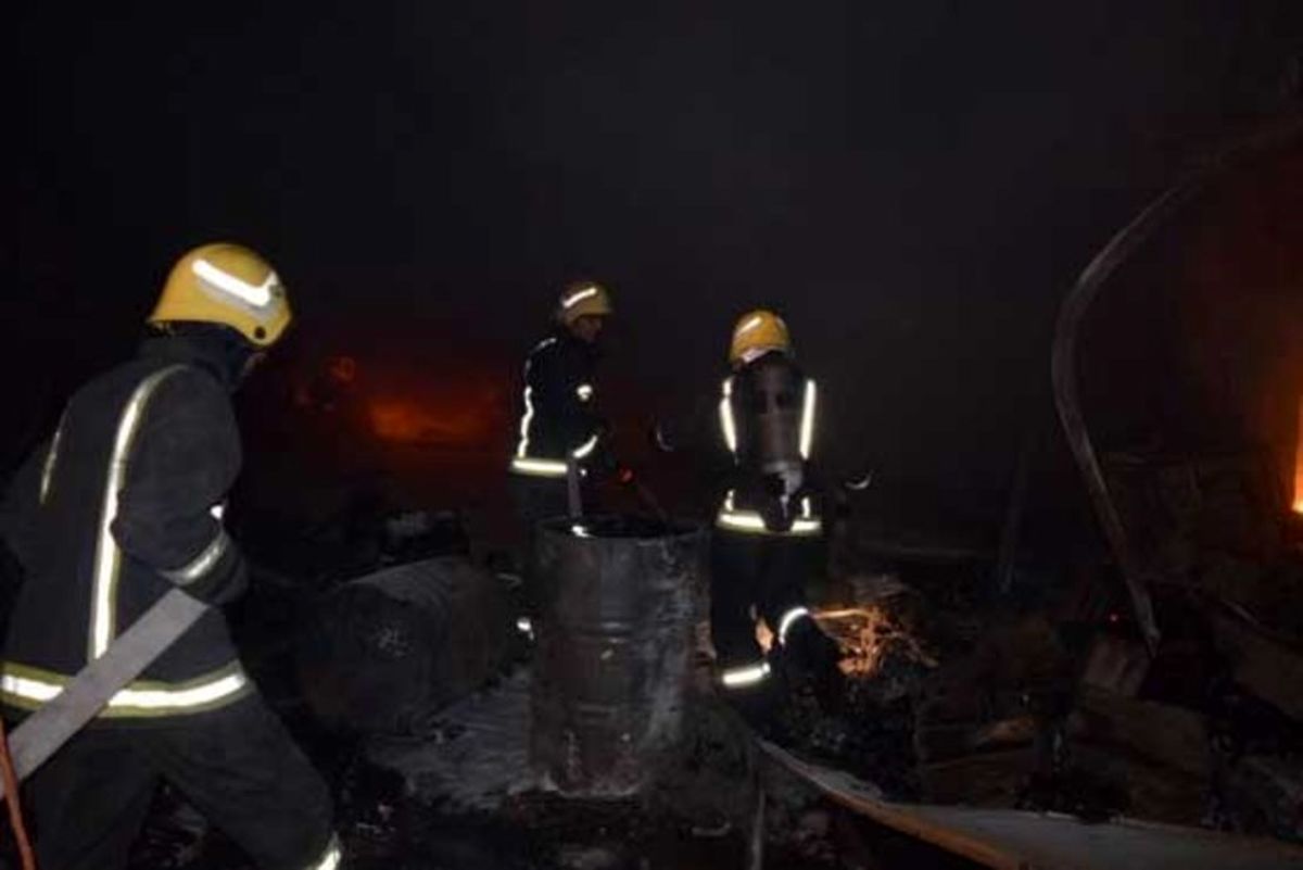 آتش سوزی در عربستان جان ۱۰ نفر را گرفت +عکس