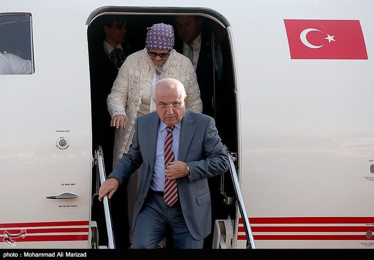 رئیس مجلس ترکیه وارد تهران شد/عکس