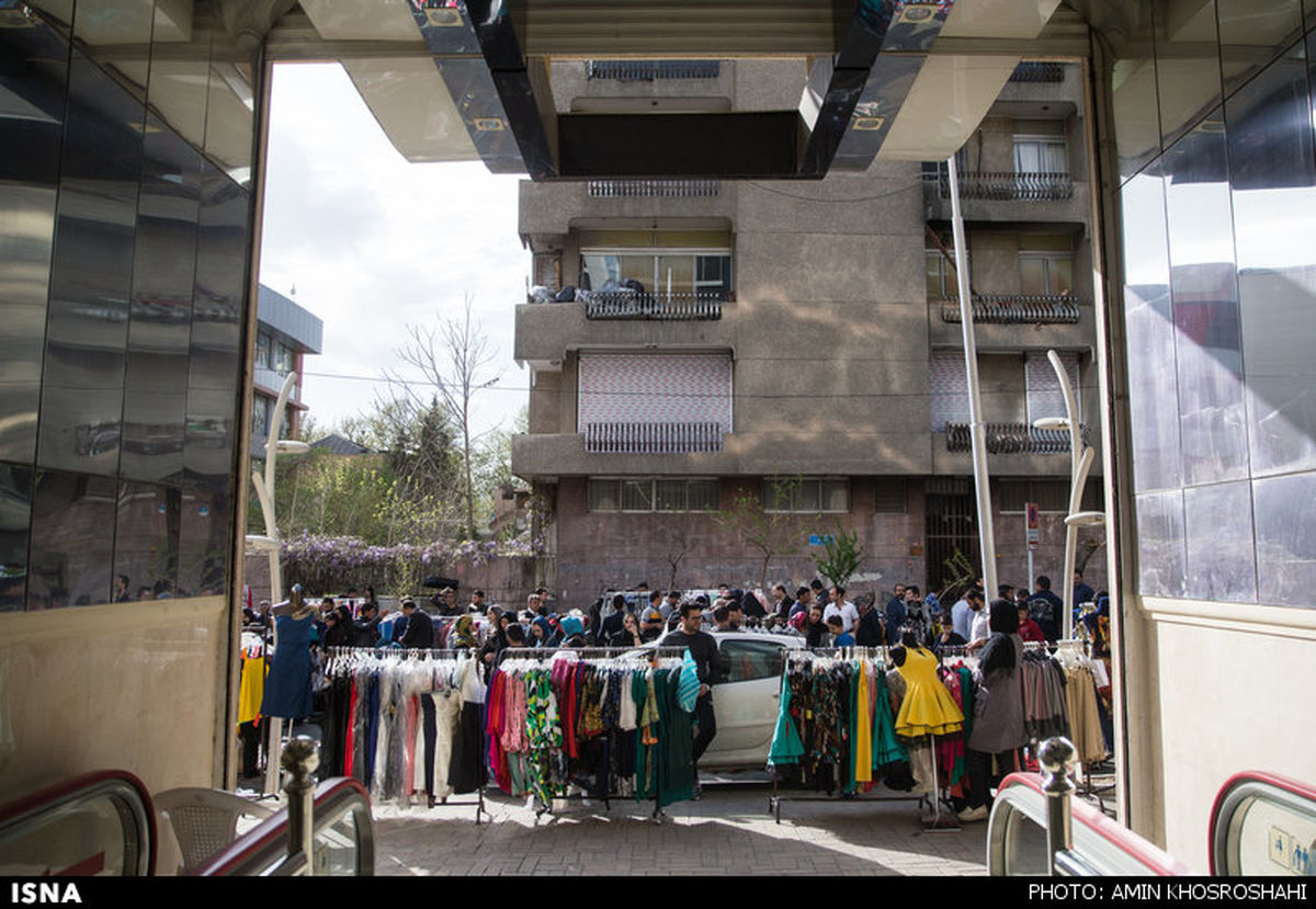 گزارش تصویری: اجرای طرح ساماندهی دستفروشان