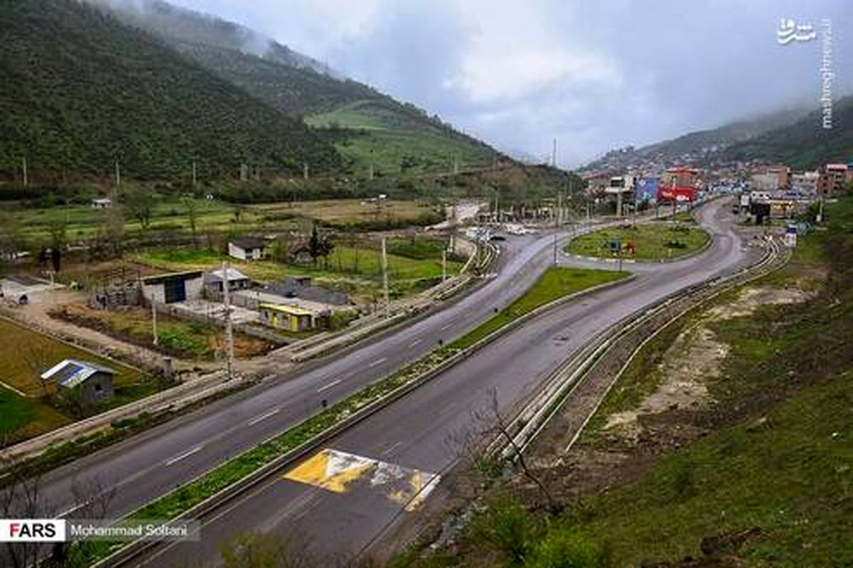 تصاویر: جاده‌های شمال در روز‌های کرونایی