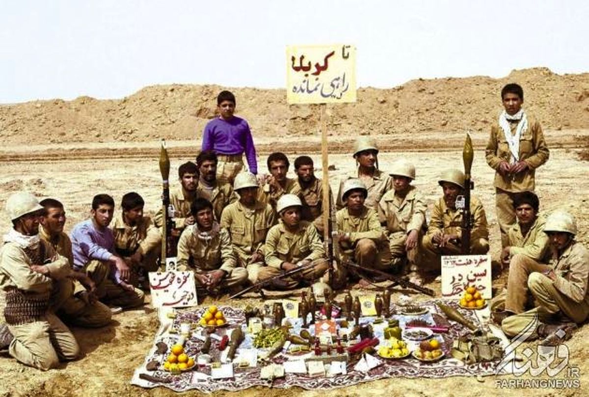 سفره هفت سین در جبهه/عکس