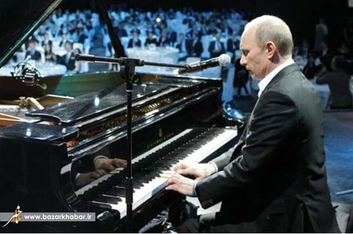 عکس/ پیانو زدن آقای رئیس جمهور