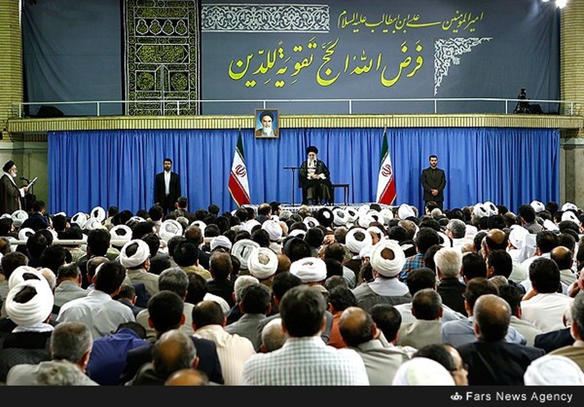 تصاویر / دیدار کارگزاران حج با رهبر انقلاب