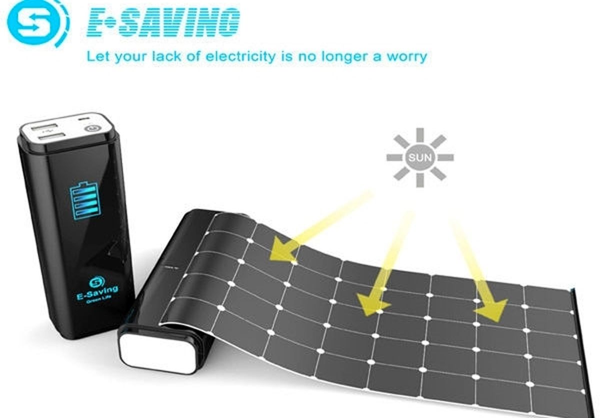 شارژر با پنل خورشیدی قابل حمل