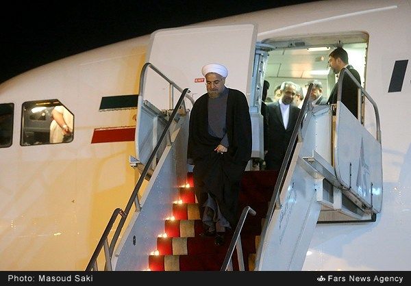 بازگشت‌رئیس‌جمهور از سفرنیویورک/تصاویر