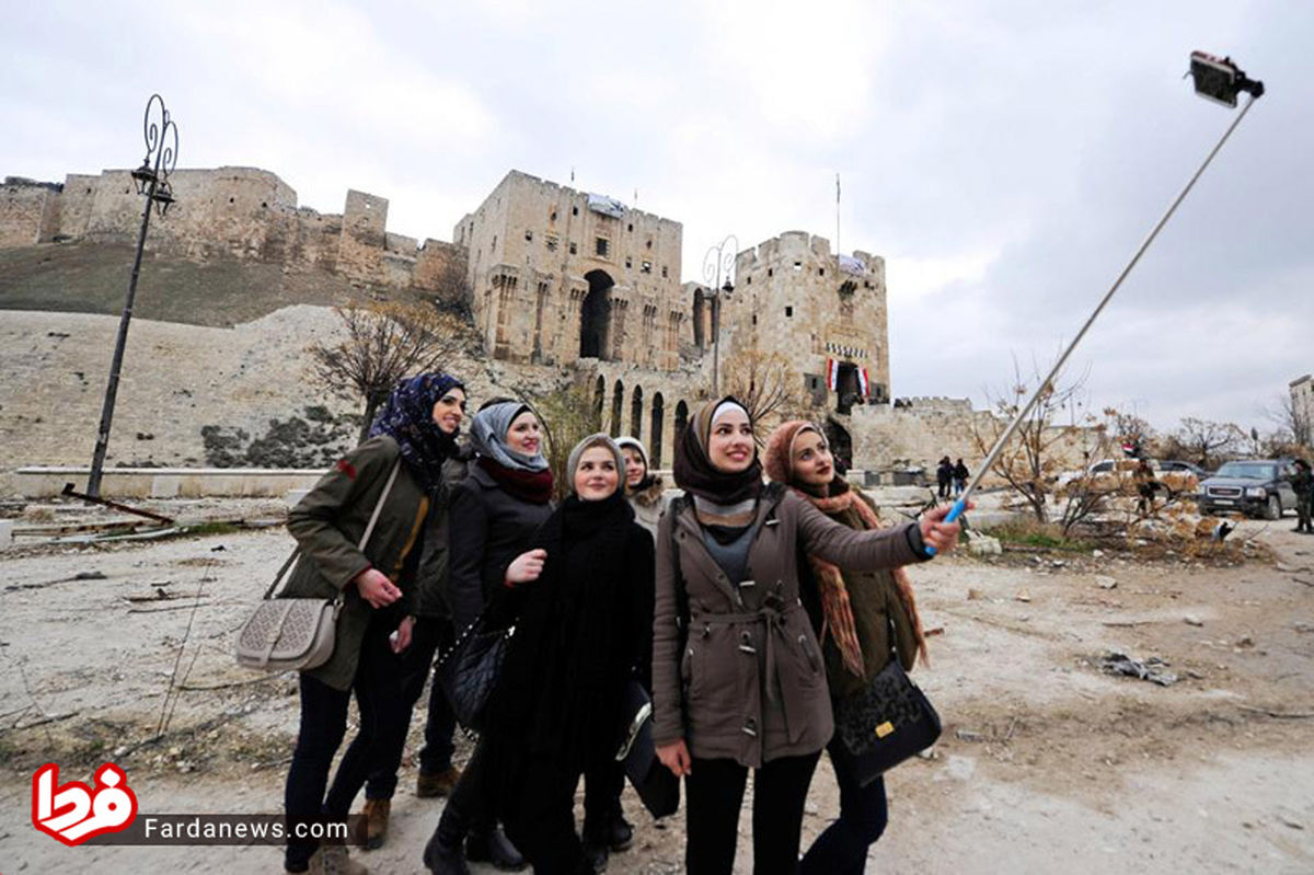 تصاویر: حضور گردشگران در حلب