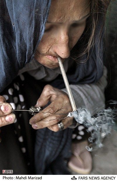 تصاویر/ مصرف مواد مخدر در تهران