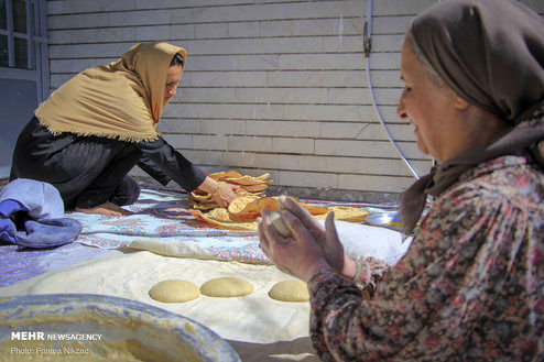 تصاویر: پخت نان در خانه