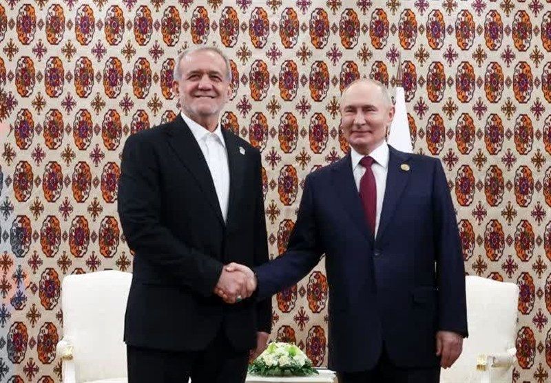 پزشکیان در دیدار پوتین: مصمم هستیم توافق جامع ایران و روسیه را اجرایی کنیم