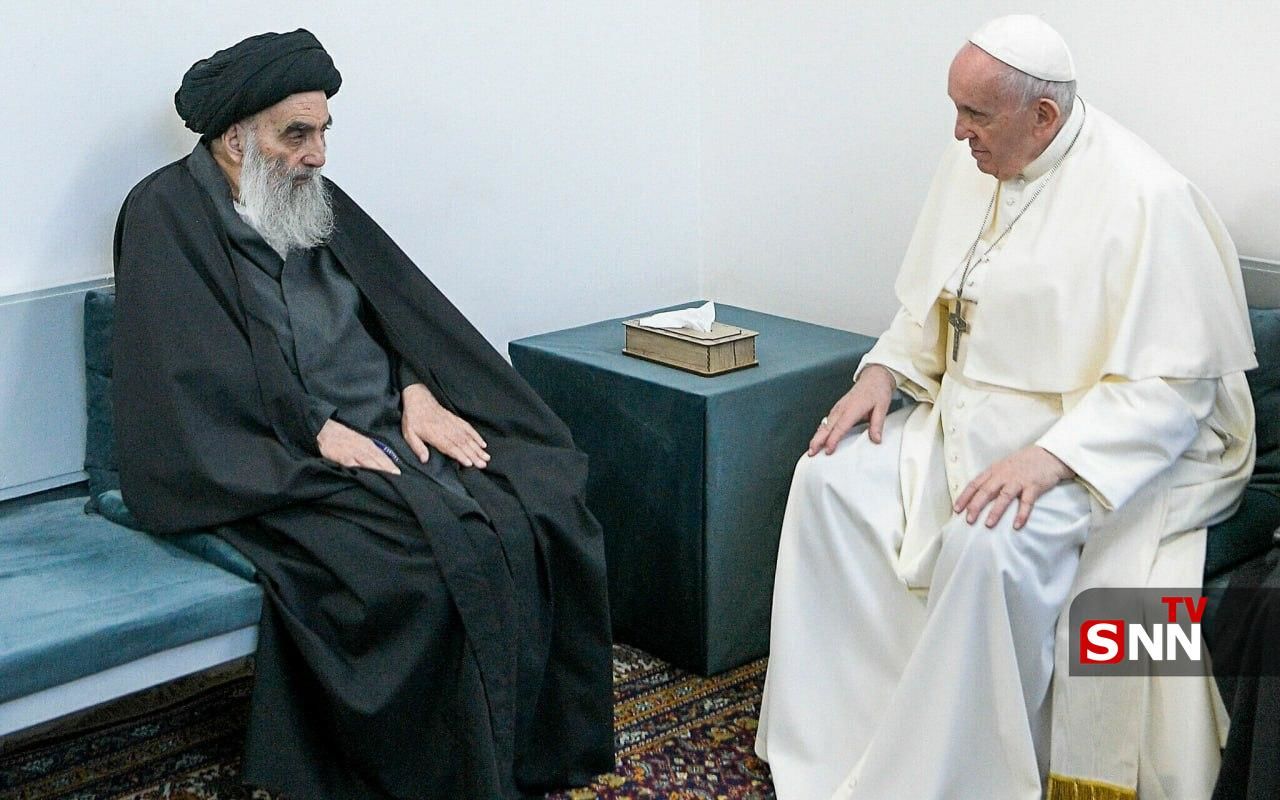 دفتر آیت الله سیستانی درگذشت پاپ فرانسیس را تسلیت گفت