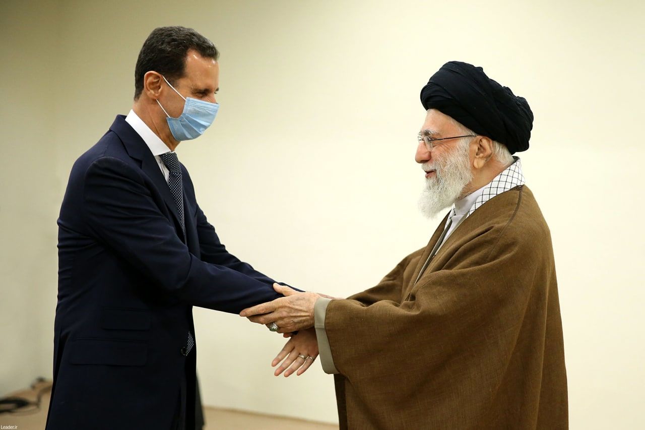 بشار اسد در تهران/بشار اسد با امام خامنه‌ای و رئیسی در تهران دیدار کرد 