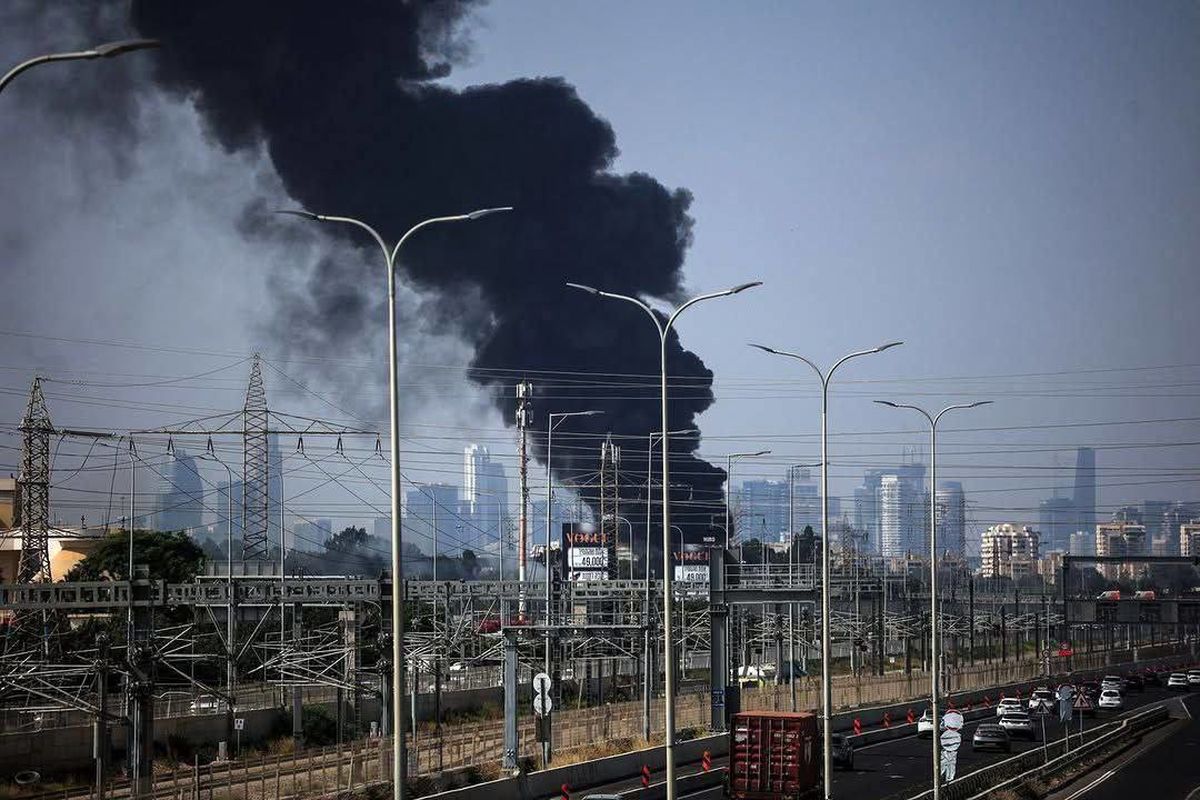  تصاویر حمله عصرگاهی موشکی ایران علیه رژیم صهیونیستی