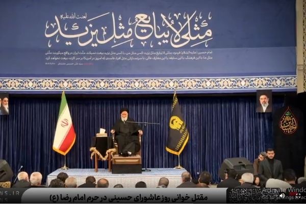 مقتل خوانی روز عاشورای حسینی در حرم امام رضا (ع)