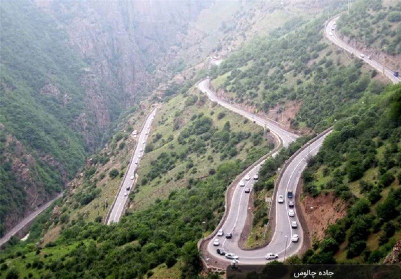 وضعیت عجیب تونلی در جاده چالوس