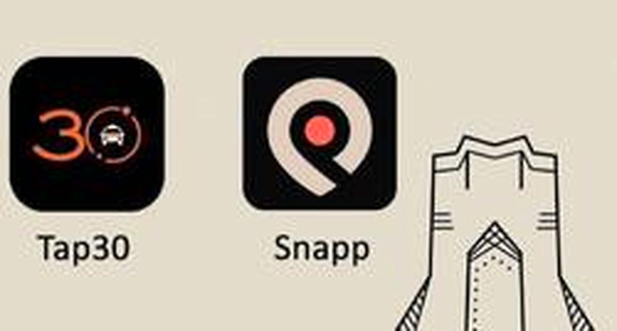 اسنپ و تپسى هم در این برف با مردم نماندند