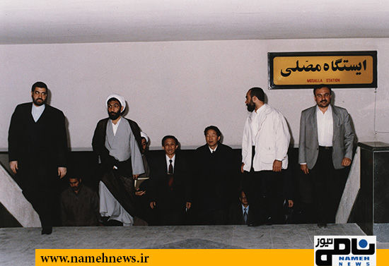 عکس/ بازدید پورمحمدی از متروی تهران