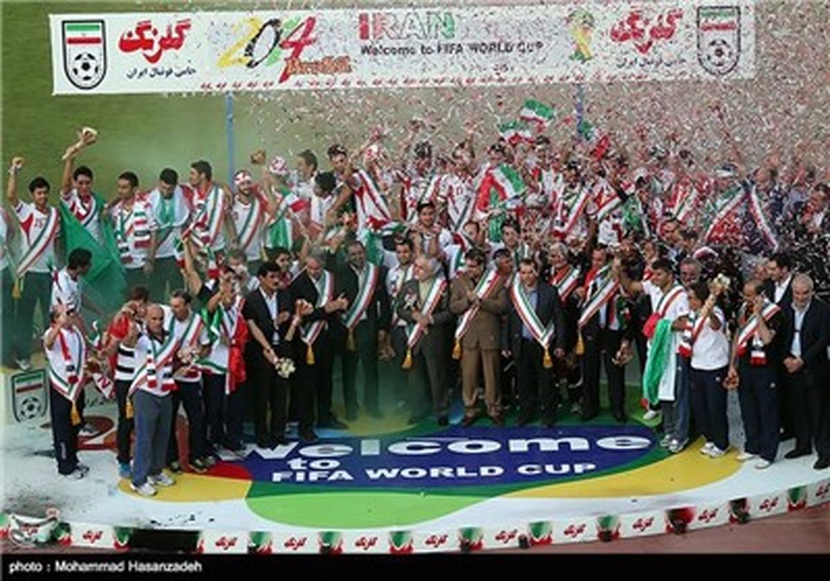 جشن صعود تیم ملی به جام جهانی/تصاویر