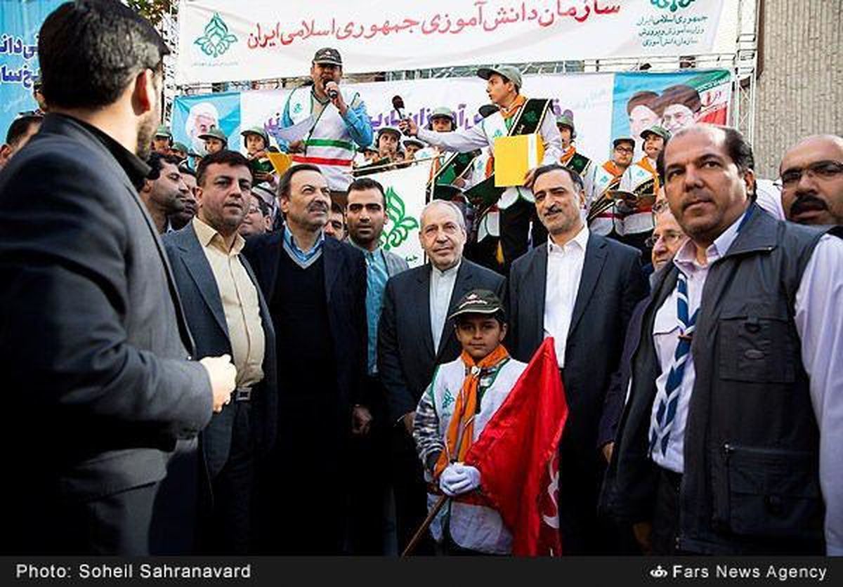 عکس: وزیر قدیم و جدید آموزش و پرورش در یک قاب