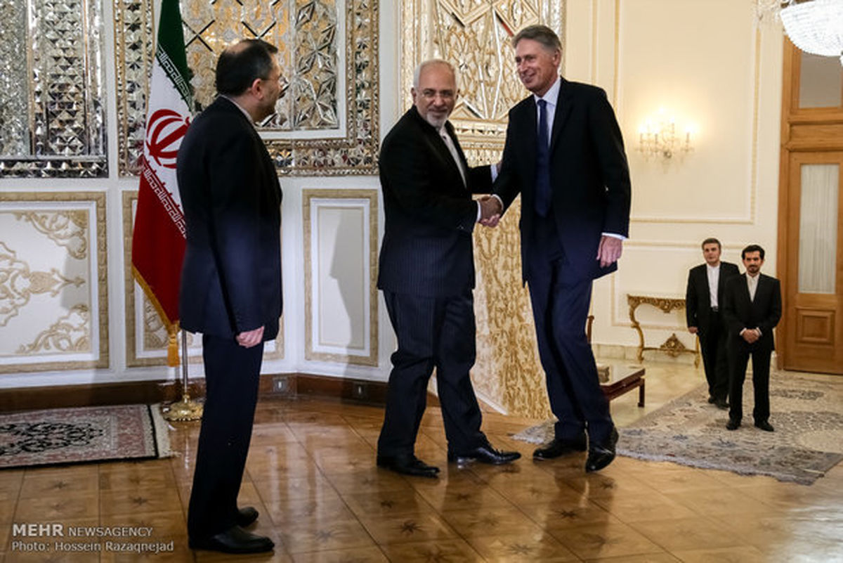 تصاویر: دیدار ظریف و هاموند در تهران