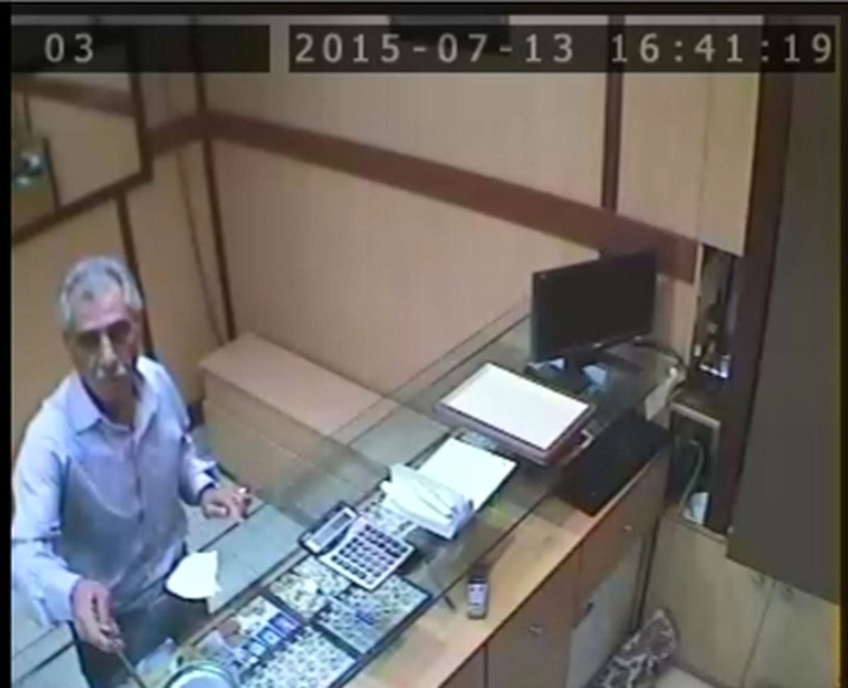 سارق طلافروشی در غرب تهران +عکس