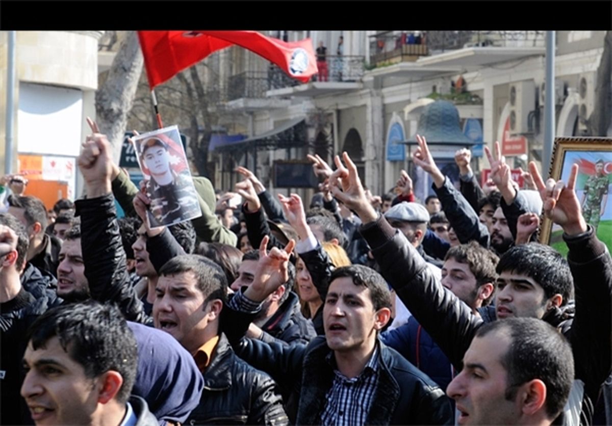 اعتراض خیابانی مردم باکو +تصاویر