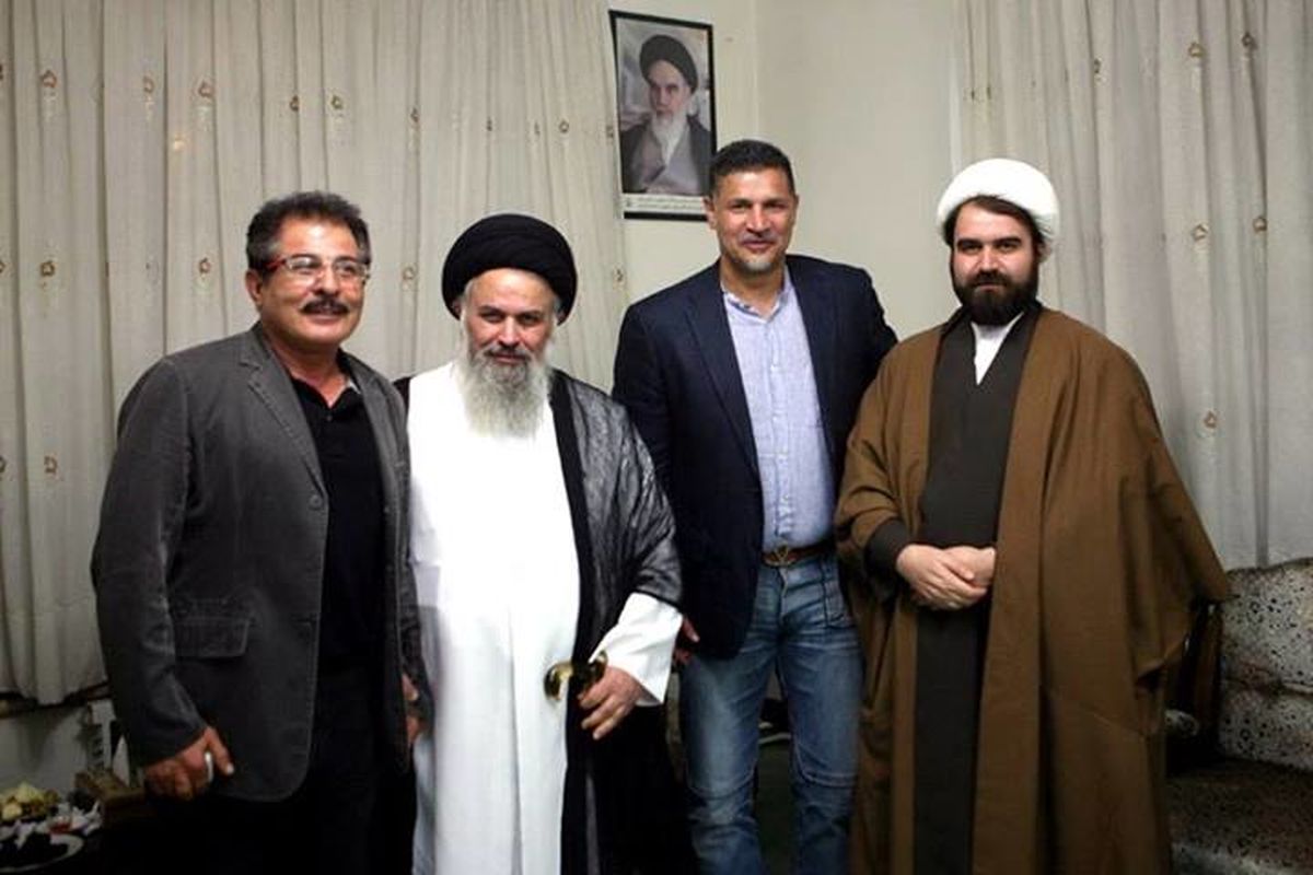 عکس یادگاری دایی و پنجعلی با نوهامام