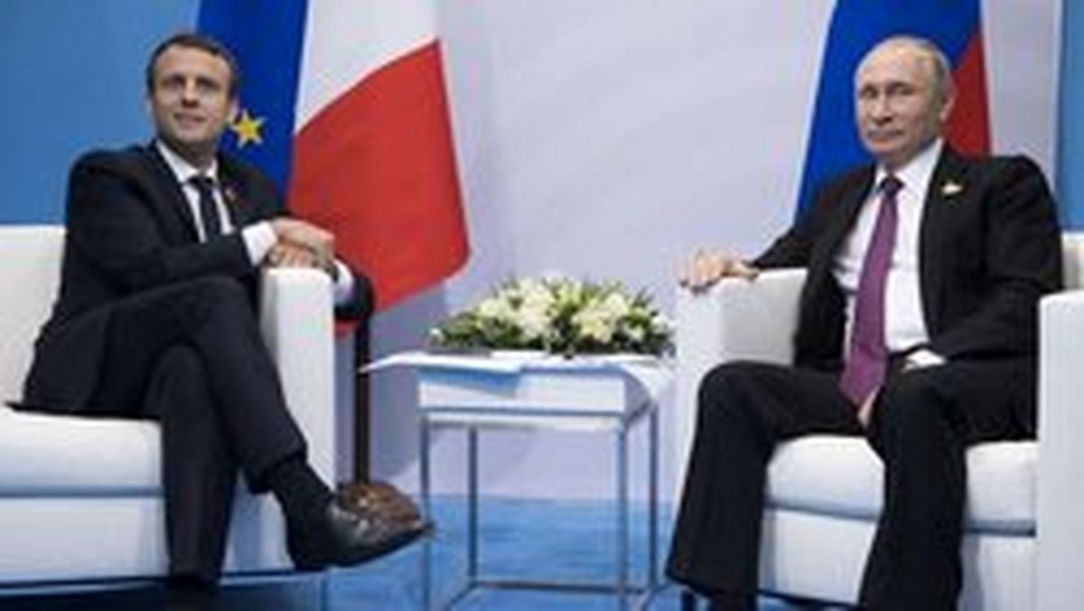 درخواست ماکرون از پوتین برای اعمال فشار بر دمشق