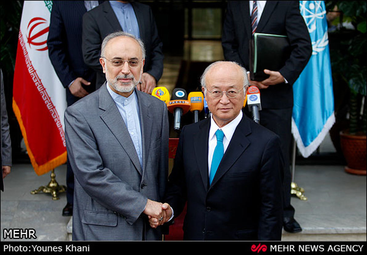 دیدار صالحی با آمانو در تهران/عکس