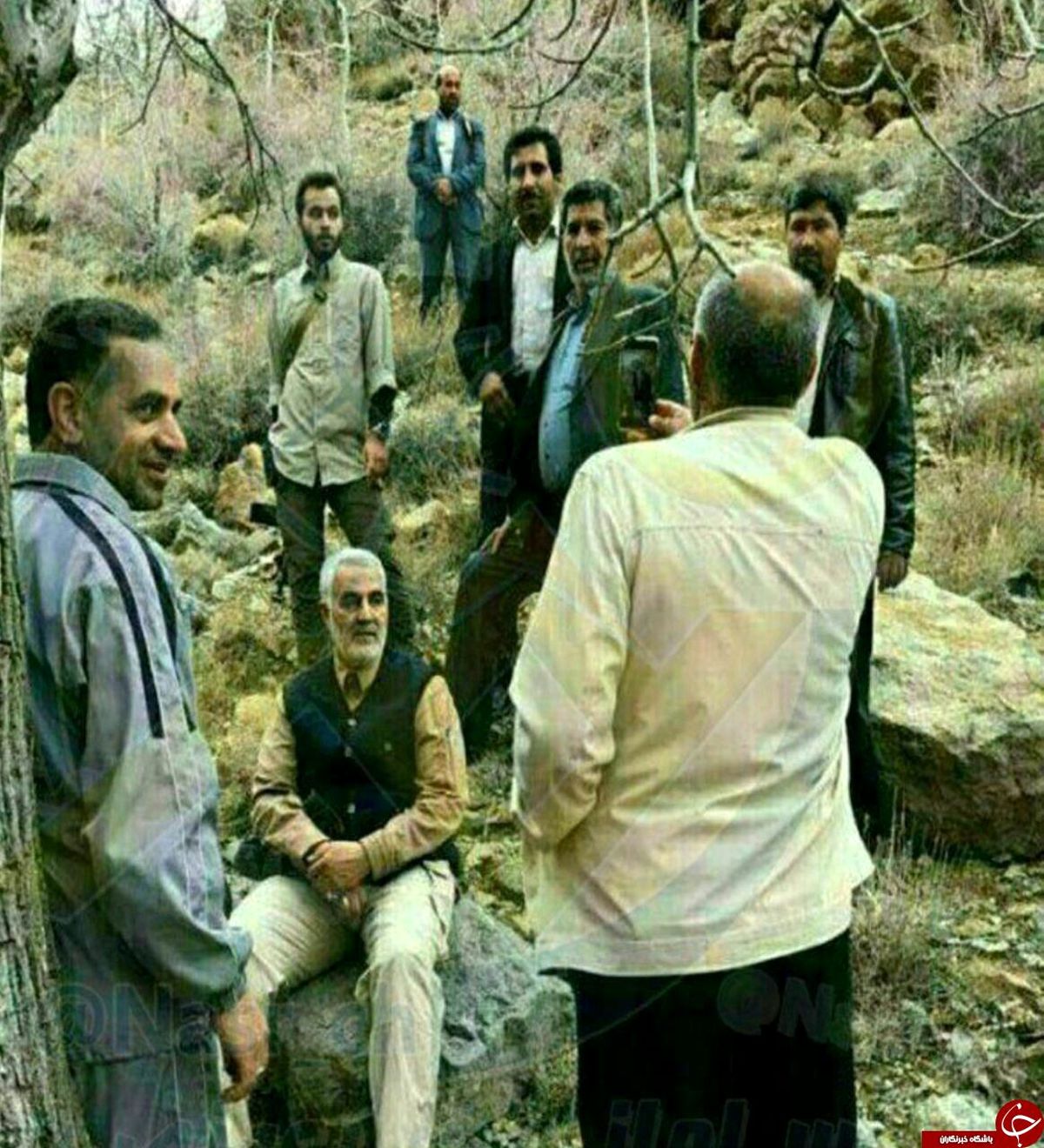 عکسی متفاوت از حاج قاسم سلیمانی