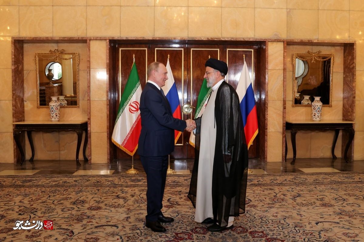 دیدار و گفتگوی رؤسای جمهور ایران و روسیه/پوتین: بسیار خوشحالم که در سرزمین مهمان نواز ایران هستم
