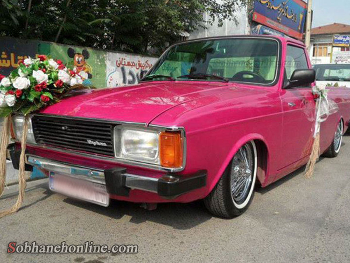 ماشین عروس متفاوت/عکس