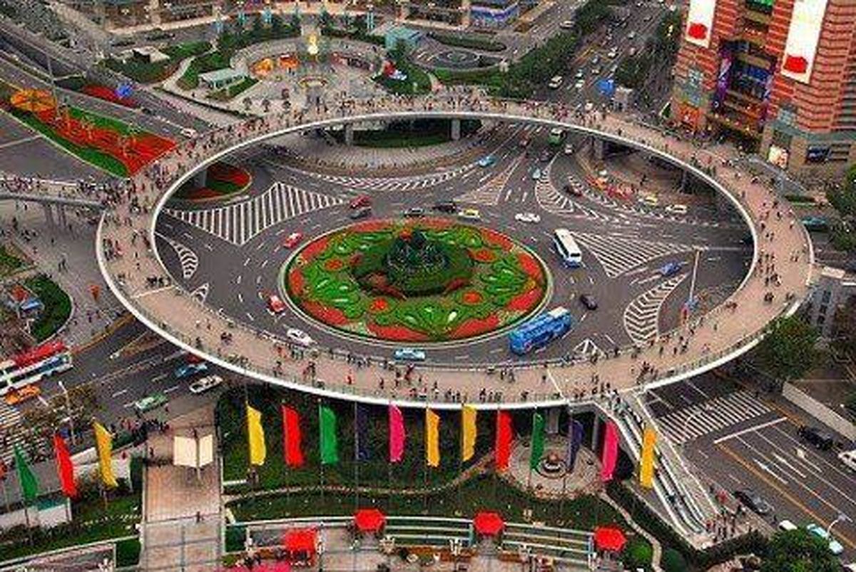 زیبا ترین پل عابر پیاده جهان در چین+عکس