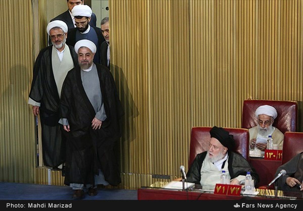 عکس/روحانی درمجلس‌خبرگان رهبری