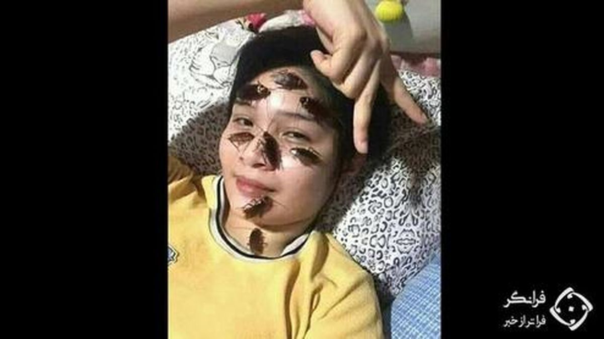 مد چندش آور این روزها؛ سلفی با سوسک! +عکس