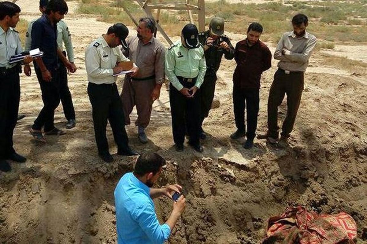 یک گور دسته جمعی در آبادان کشف شد