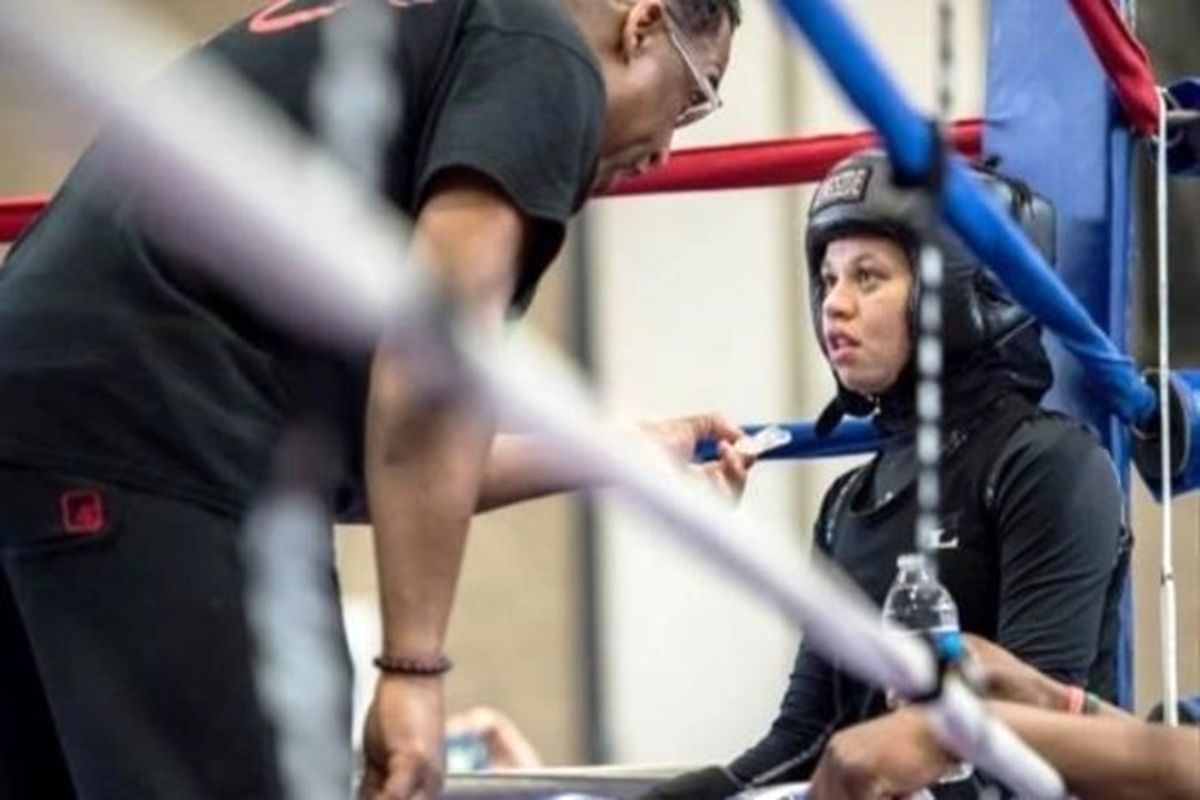 دختر بوکسور برنده نبرد حجاب شد +تصاویر