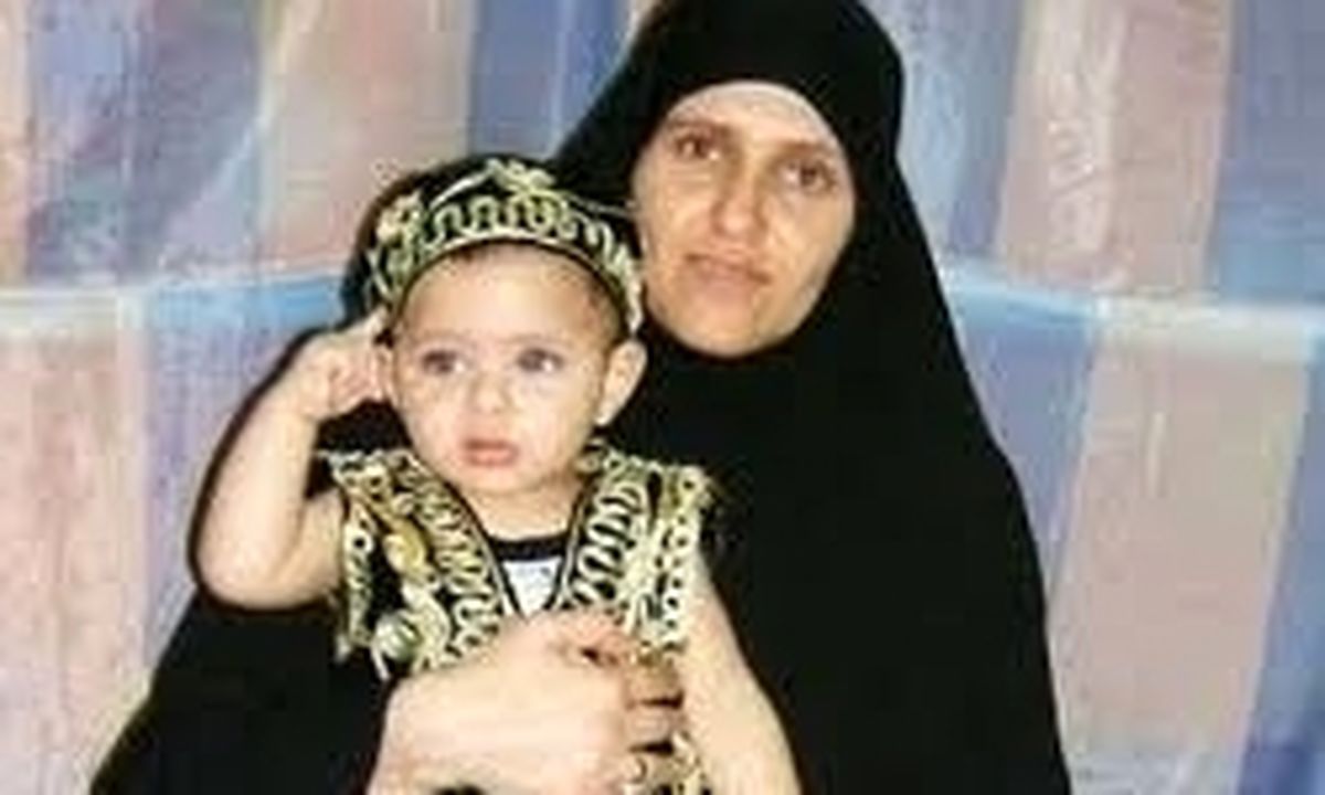 کوچکترین اسیر آزاده فلسطینی/عکس