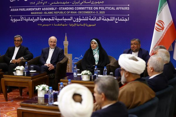 تصاویر: دیدار رؤسای هیئت‌های شرکت‌کننده در نشست مجمع مجالس آسیایی با قالیباف 