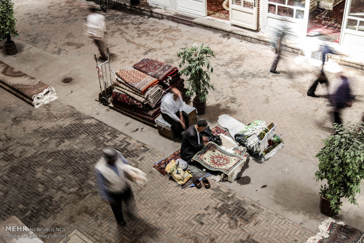 گزارش تصویری : زندگی روزمره مردم در بازار تبریز