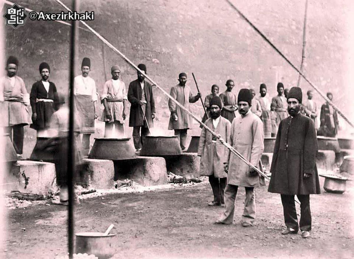 عکس: مراسم آشپزان در زمان قاجار