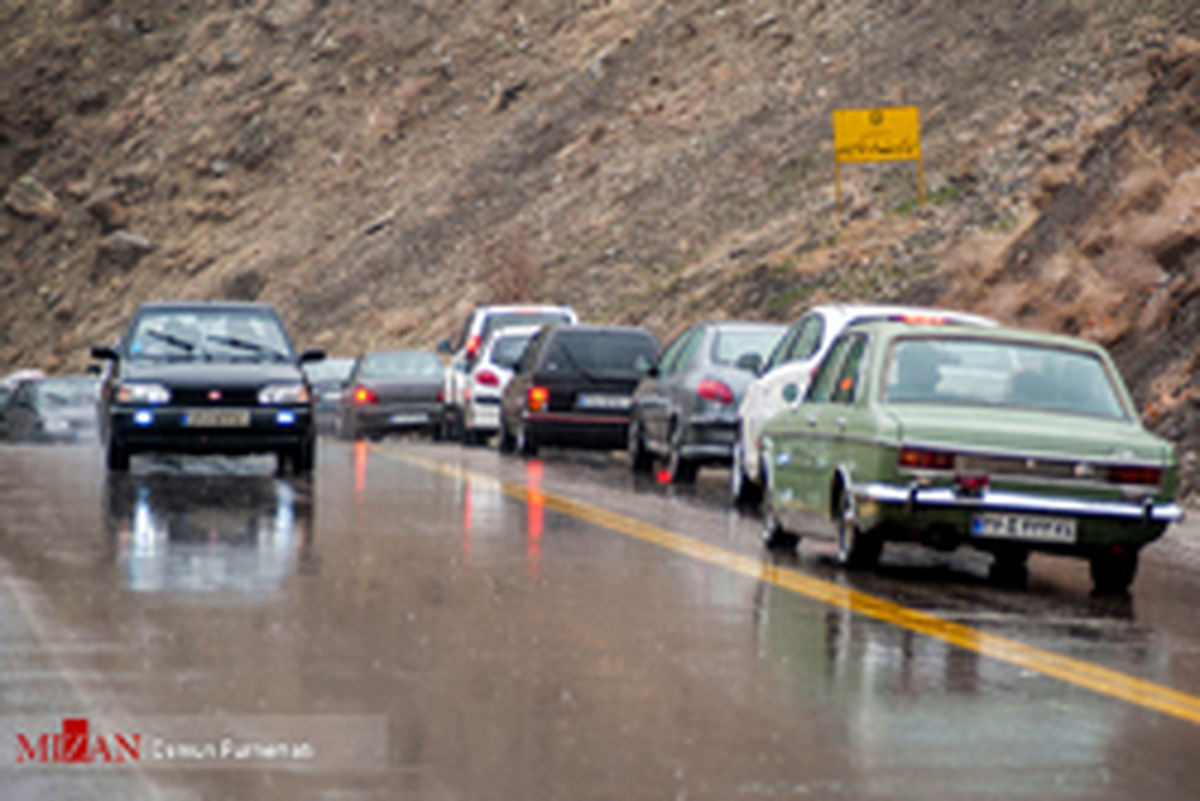 ترافیک سنگین در محور شهریار-تهران