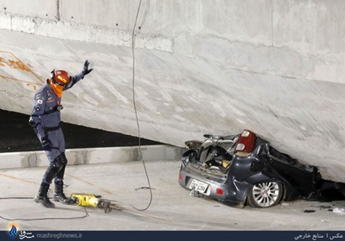 فروریختن‌پل‌درشهربِلوهوریزونته‌برزیل/عکس