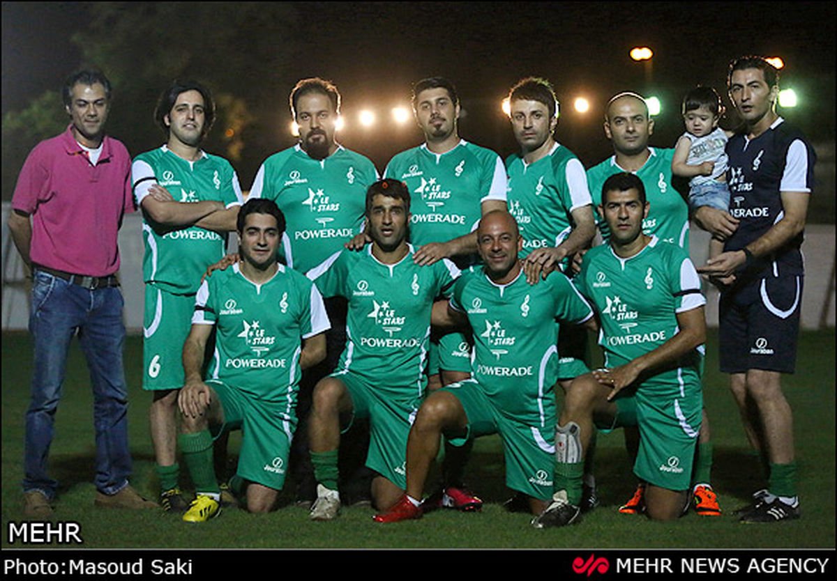 عکس/خواننده‌های فوتبالیست