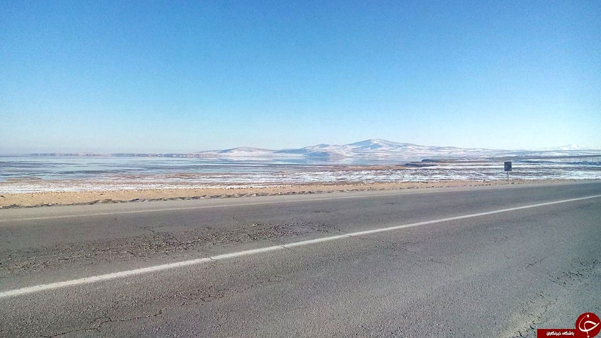آخرین تصاویر از دریاچه ارومیه + تصاویر