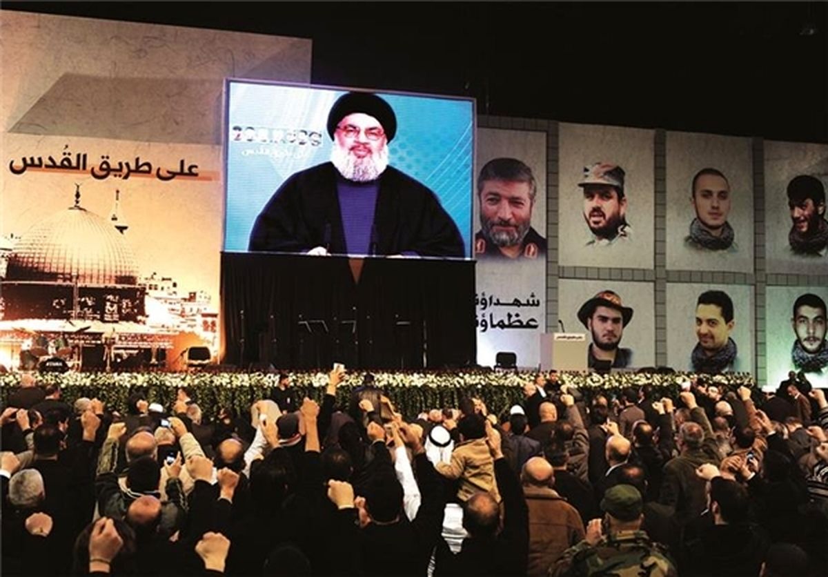 حاشیه‌های جالب سخنرانی نصرالله /تصاویر